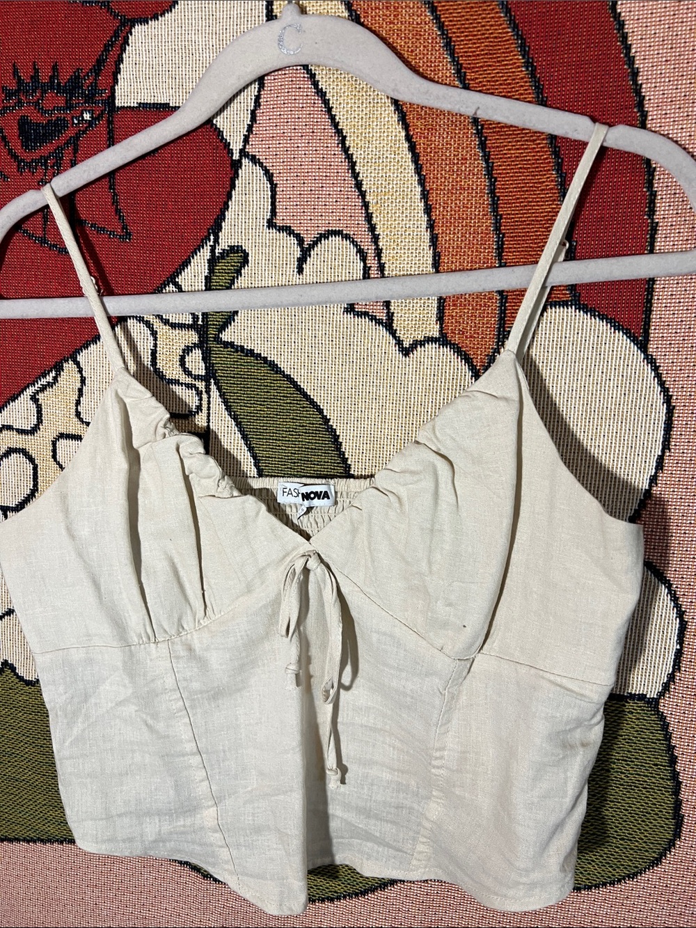 Light beige corset like top